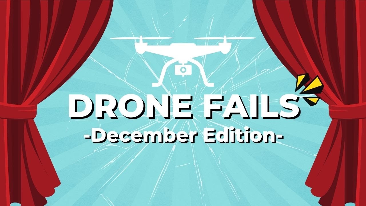 Drone show crash